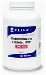 Metronidazole 500mg, 500 Tablets