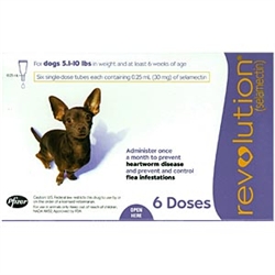 Revolution For Dogs 5-10 lbs, 6 Doses