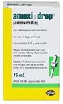 Amoxicillin-Antibiotic For Pets - Amoxi-Drops (Amoxicillin) 15 ml