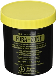 Fura-Zone (Nitrofurazone) Soluble Dressing, 1 lb Jar
