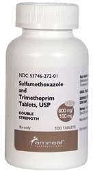 Sulfamethoxazole and Trimethoprim (SMZ-TMP) Double Strength 960mg, 100 Tablets