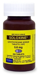 Soloxine 0.6mg, 250 Tablets