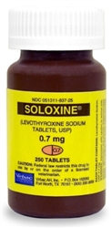 Soloxine 0.7mg, 250 Tablets