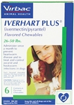 Iverhart Plus for Dogs 26-50 lbs, 6 Pack for Heartworm Prevention