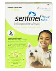 Sentinel Flavor Tabs For Dogs 11-25 lbs, 12 Pack