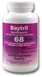 Baytril-Antibiotic For Pets - 250 Tablets