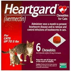 Heartgard (Ivermectin) For Cats-Feline Heartworm Preventative-Medi-Vet