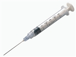 Monoject Syringe 3cc 25G X 5/8" Regular Luer, Single Syringe