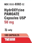 Hydroxyzine Pamoate 50mg, 100 Capsules