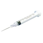 EXELINT International 3cc Luer Lock Syringes Only With Cap, box of 100  syringes