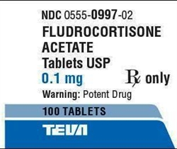 Fludrocortisone Acetate 0.1mg, 100 Tablets