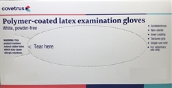 LATEX Exam Gloves, Powder-Free, Small, 100/Box