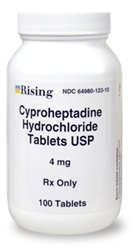 Cyproheptadine 4mg, 100 Tablets