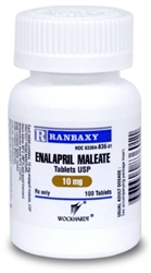 Enalapril 10mg, 100 Tablets