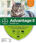 Advantage II-Once-A-Month Topical Flea Treatment - 12 Pack ORANGE