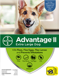 Advantage II-Once-A-Month Topical Flea Treatment - 12 Pack BLUE