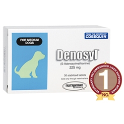 Denosyl For Medium Dogs, 225 mg, 180 Tablets (6-Pack)