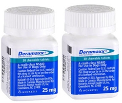 Deramaxx Chewable Tablets 25mg, 60 Tablets