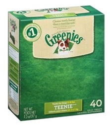Greenies Mini-Me Merchandiser Treats Dog - Teenie, 40 Treats