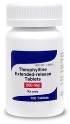 Theophylline Extended-Release 200mg, 100 Tablets