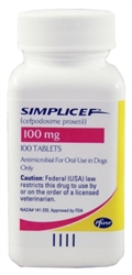 Simplicef 100mg, 100 Tablets