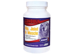 Conquer Hip, Joint & Muscle Supplement For Dogs, 60 Chewables