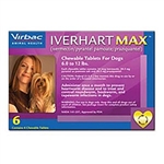 Iverhart Max for Dogs 6-12 lbs, 6 Pack