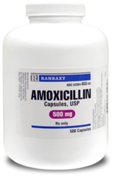 Amoxicillin 500mg, 100 Capsules