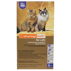 Advantage Multi For Cats 9-18 lbs, 6 Pack
