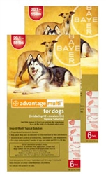 Advantage Multi For Dogs 20-55 lbs, 12 Pack