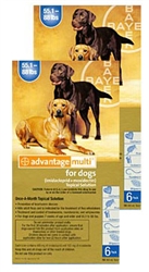 Advantage Multi For Dogs 55-88 lbs, 12 Pack