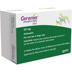 Cerenia 16mg, 20 Tablets
