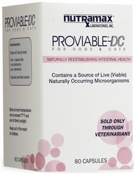 Proviable-DC for Dogs & Cats, 80 Capsules