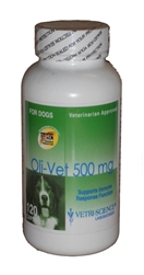 Oli-Vet 500mg For Dogs, 120 Capsules