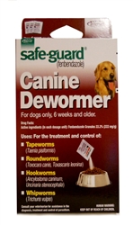 Safe-Guard (Fenbendazole 22.2%) Canine Wormer, 4 Grams