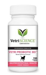 VetriScience Vetri Probiotic BD For Dogs, 120 Chewable Tablets