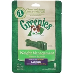 Greenies Weight Management Treats For Dogs 25-50 lbs, Large, 8 Daily Treats