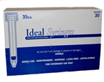 Ideal Syringe 35 cc, Without Needle, Hard Pack, Luer Lock,  30/Box
