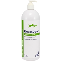 EicosaDerm Omega 3 Liquid-Omega-3 Fatty Acids For Dogs & Cats - 32 oz