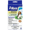 D-Worm  Chewable Tablets for  Puppies & Small Dogs,  2 Tablets