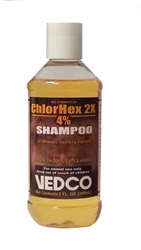 Vedco ChlorHex 2X 4% Shampoo, 8 oz.