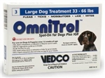 OmniTrol Spot-On For Dogs Plus IGR (Large Dog Treatment 33-66 lbs), 3 Applications