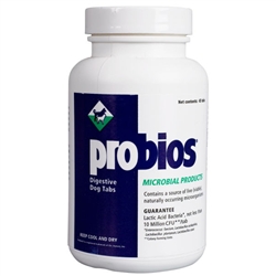 Probios Daily Digestive Dog Tabs l Probiotic For Dogs