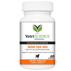 MethylSulfonylMethane 500mg For Dogs, 60 Capsules