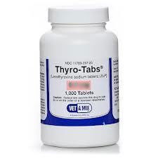 Thyro-tabs for Hypothyroidism in Dogs 0.1mg, 1000 Tablets