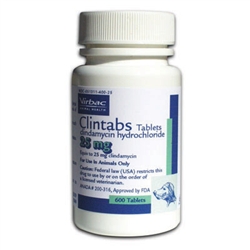 Clintabs-Clindamycin Hydrochloride Antibiotic For Pets - 100 Tablets
