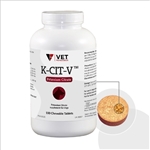 K-CIT-V Chewable Potassium Citrate For Dogs, 100 Tablets