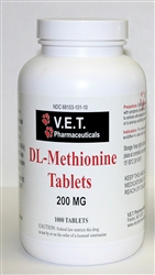 DL-Methionine 200mg Tablets l Urinary Acidifier For Pets - Cat