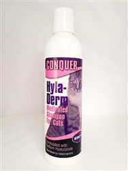 Conquer Hyla-Derm Medicated Shampoo For Cats