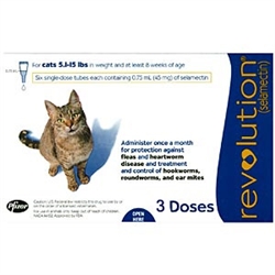 Revolution For Cats 5-15 lbs, 3 Doses